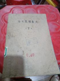 榮獲首屆茅盾文學(xué)獎(jiǎng)
冬天里的春天 下