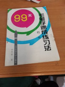 99天毛笔字速成练习法 行书