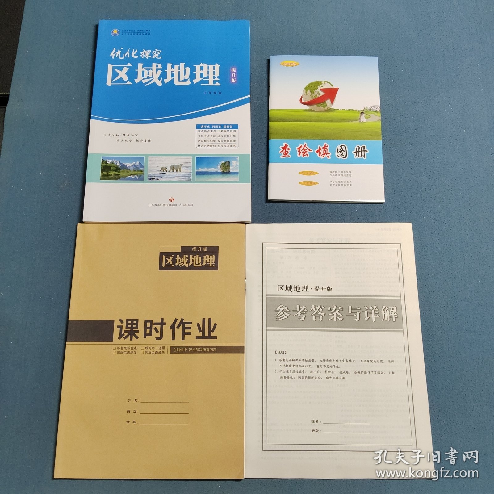 优化探究 : 区域地理（提升版）