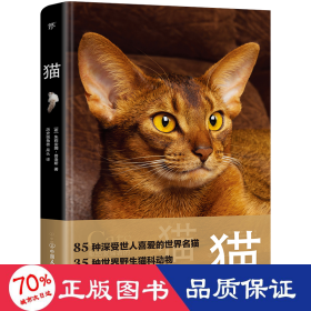 猫（野猫家猫百科大全，85种世界名猫，35种野生猫科动物。精装全彩印刷，200+高清美图，附赠手账+图鉴+书签）