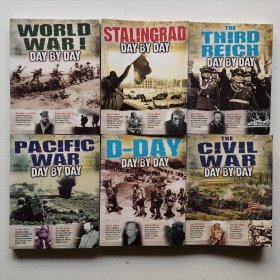 the third reich、stalingrad、world war I、the civil war、d-day、Pacific War Day by Day（6本合售）英文原版