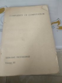 COMPLEXITY OF VOMPUTATION:计算的复杂性