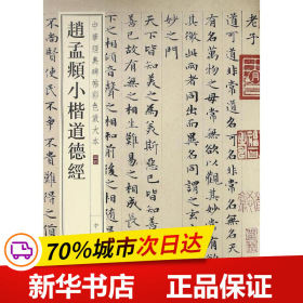 中华经典碑帖彩色放大本：赵孟頫小楷道德经