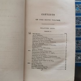 【英文原版书】The history of England 大哲学家休谟《英国史》六卷本，存2-6卷，缺第1卷 1858年出版