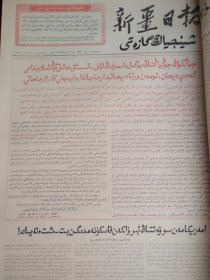 新疆日报1967年2月合订本，哈文