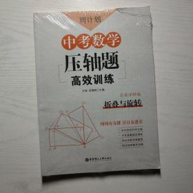 周计划：中考数学压轴题高效训练（折叠与旋转）中考真题再现，附答案详解，学霸养成打卡表