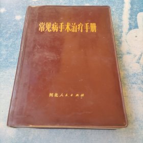 常见病手术治疗手册 河北人民出版社