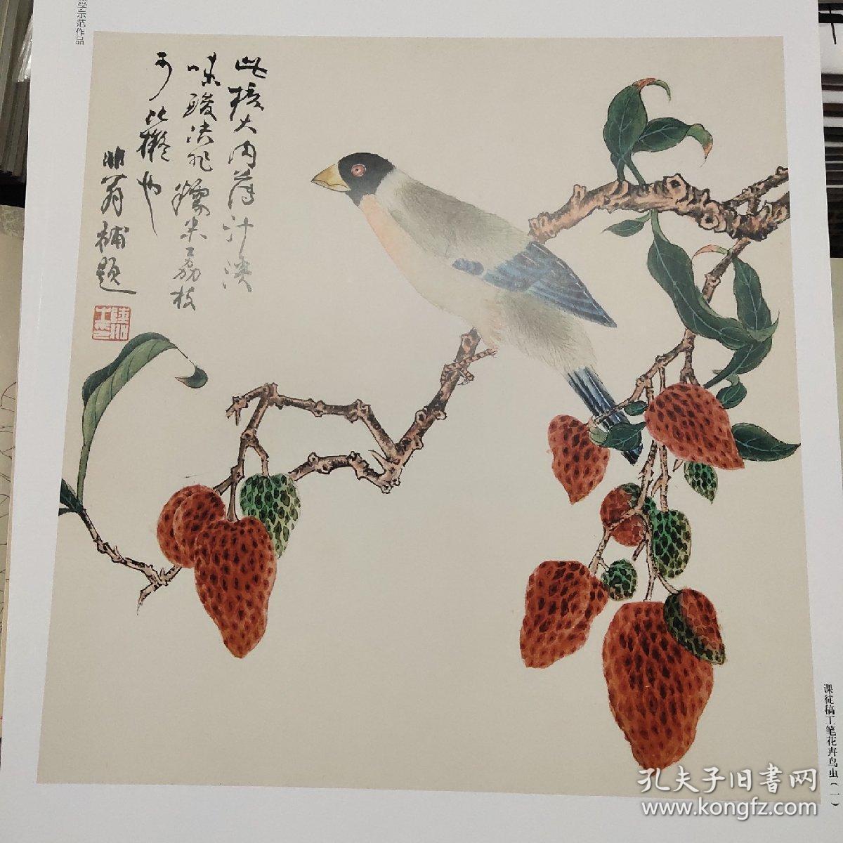 陆抑非课徒稿·工笔花卉鸟虫/中国美术学院名家教学示范作品