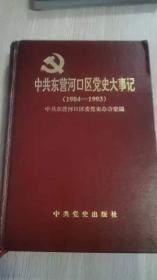 中共东营河口区党史大事记：1984-1993