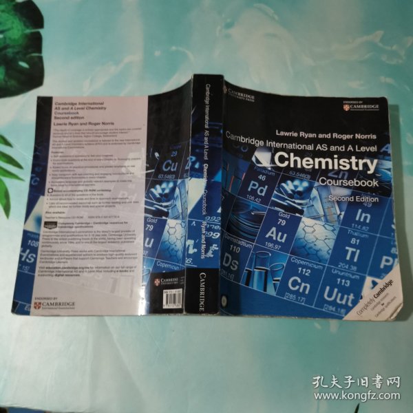 Cambridge International AS and A Level Chemistry cousebook second edition