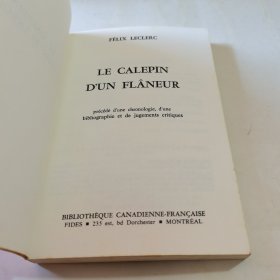 32开：le calepin d'un flaneur (闲逛者的笔记本)