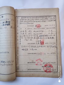 1956年入团志愿书1份