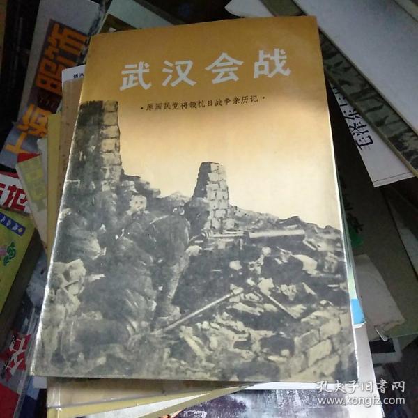 武汉会战 原国民党将领抗日战争亲历记