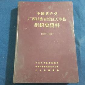 中国共产党广西壮族自治区天等县组织史资料