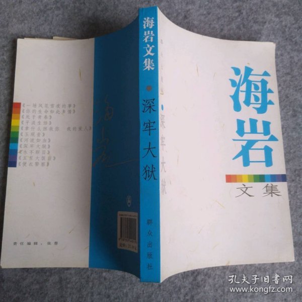 深牢大狱/海岩文集