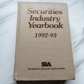 Securities Industry Yearbook 1992-93