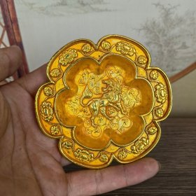 大唐贞观年造狮子盘子特价