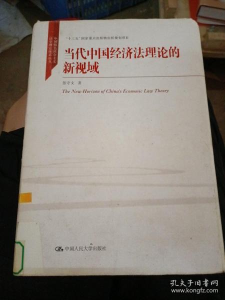 当代中国经济法理论的新视域/中国特色社会主义法学理论体系丛书/“十三五”国家重点出版物出版规划项目