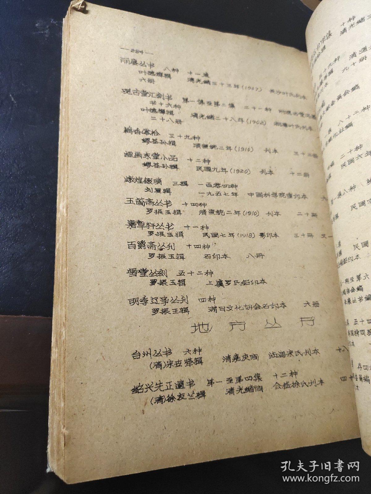 民族文化宫图书馆馆藏 古籍（线装）草目 第一辑