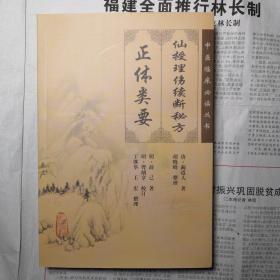 仙授理伤续断秘方/正体类要   中医临床必读丛书