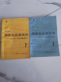 历史在这里沉思——1996——1997年记实第二卷第三卷（2册合售）