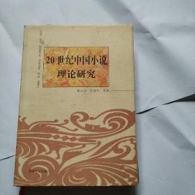 20世纪中国小说理论研究(精装)作者签名本
