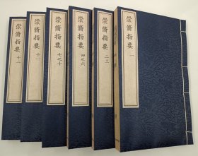 【现代影印】《崇修指要》一函六册，是一部关于荆楚地区修缮工程的指导性书籍，由清代学者胡祖翮撰写。该书是在清同治十一年（1872年）由湖北崇文书局刻版发行‌1。《崇修指要》详细记录了荆楚地区的修缮工程规范和标准，为当时的修缮工作提供了重要的指导和参考。其内容涵盖了修缮工程的各个方面，包括材料选择、施工方法、质量标准等，具有较高的实用价值和历史意义‌。
