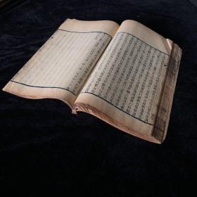 清世美堂 国朝文征 收文五十余首 稀见大开本一厚册