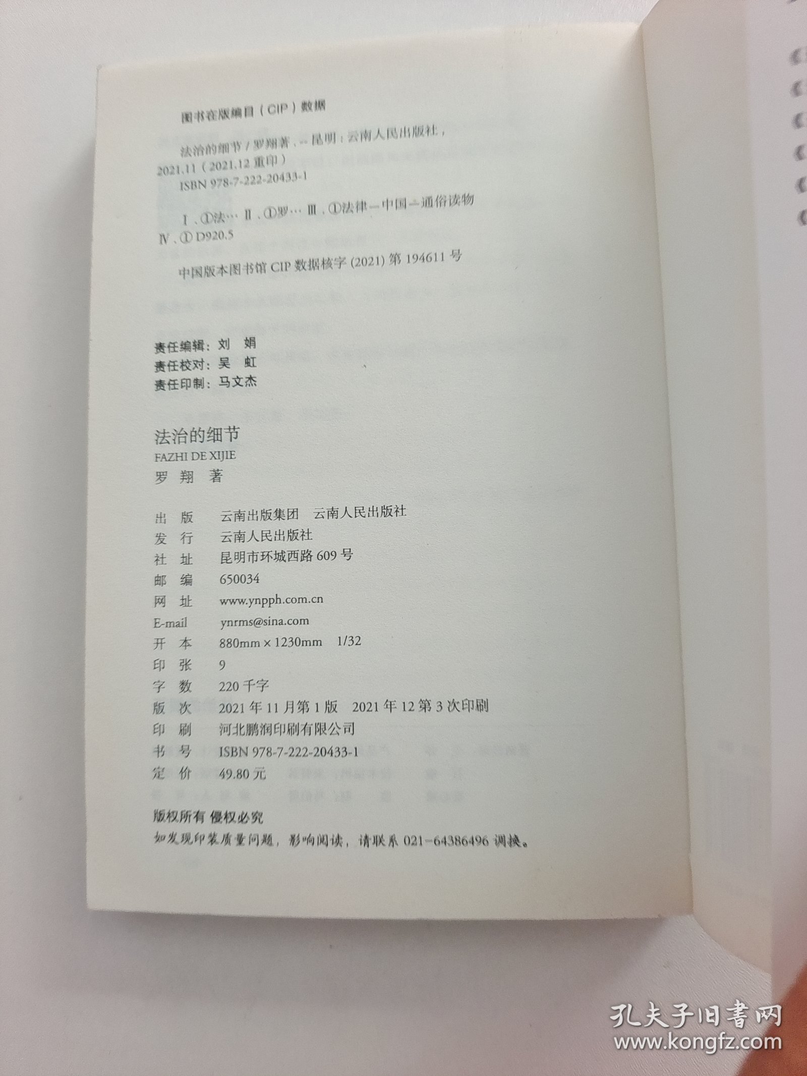 法治的细节