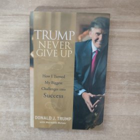 Trump - Never Give Up: How I Turned My Biggest Challenges into Success 特朗普-永不放弃：我如何将最大挑战转化为成功