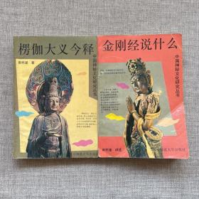 中国神秘文化研究丛书【金刚经说什么、楞伽大义今释】2本合售
