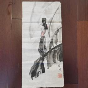 黄秋实国画作品 仕女 人物 小品