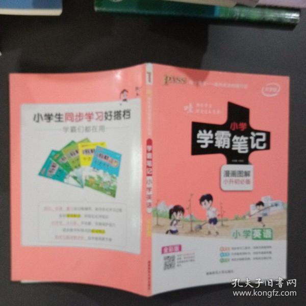 2018版 绿卡图书 学霸笔记漫画图解：小学英语（小升初必备 通用版 大字版 全彩版）