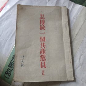 怎檬做一个共產党员