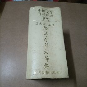 中国文学百科辞典系列：唐诗百科大辞典（精装）