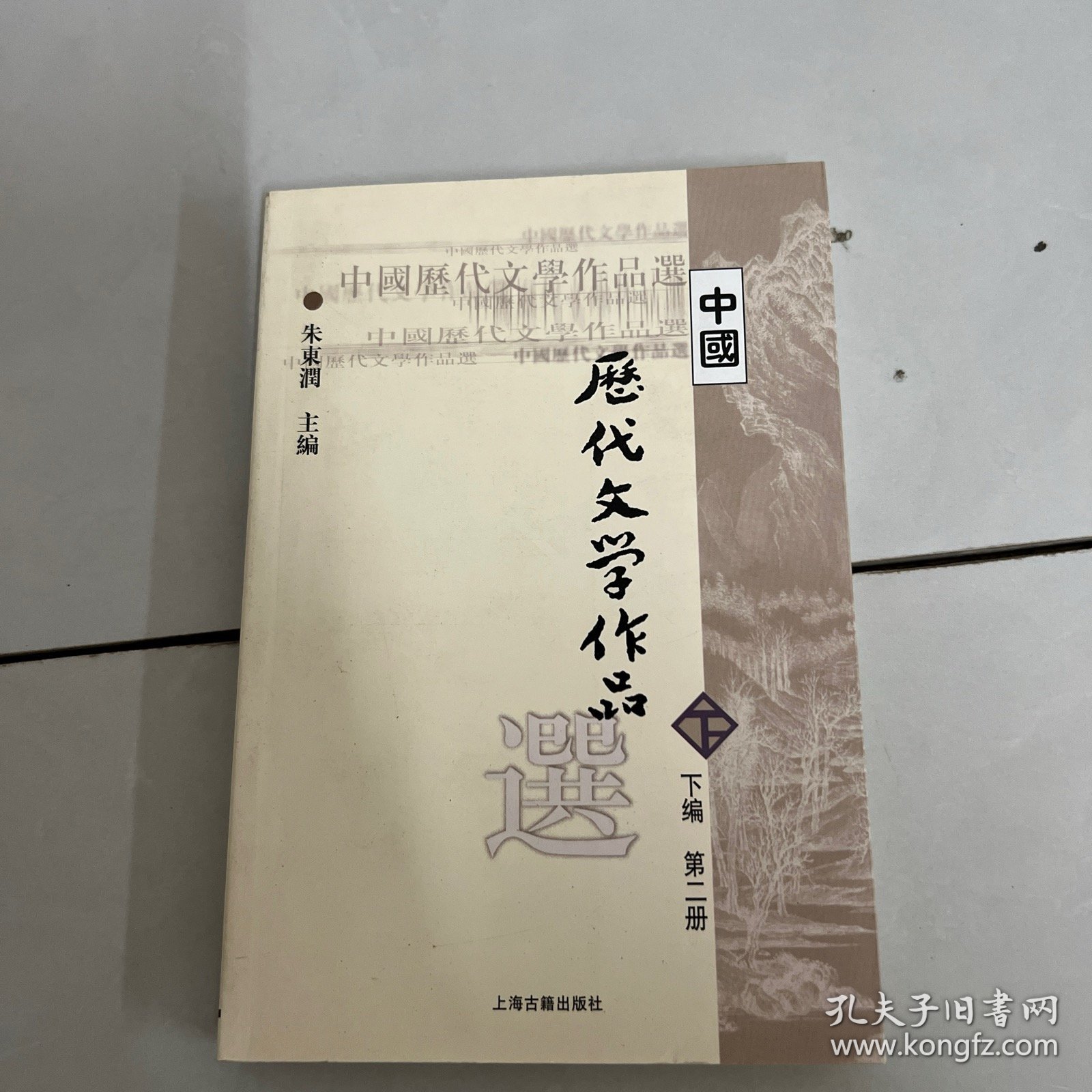 中国历代文学作品  下  （下编 第2册）