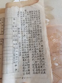 ***文献、1947年晋冀鲁豫边区太行解放区“襄垣县工作手册”， 襄垣县政府印，内容：太行行署颁布之“太行区动用民力暂行办法的具体规定”、襄垣县政府关于合理使用民力的决定（附出县证样表）、县财经委员会关于整理全县各种合作社的决定、襄垣县政府关于加强村财政建设与认真整顿村县公产决定（县长武彦荣）、民国三十六年襄垣全县开展大生产运动的总计划（附表）、太行区党委关于农村阶级划分标准与具体划分的规定（附表）