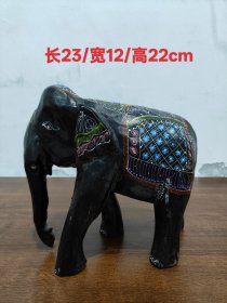收到彩绘大象一个，画工漂亮，全品，尺寸如图。