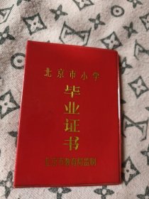 北京市小学毕业证书