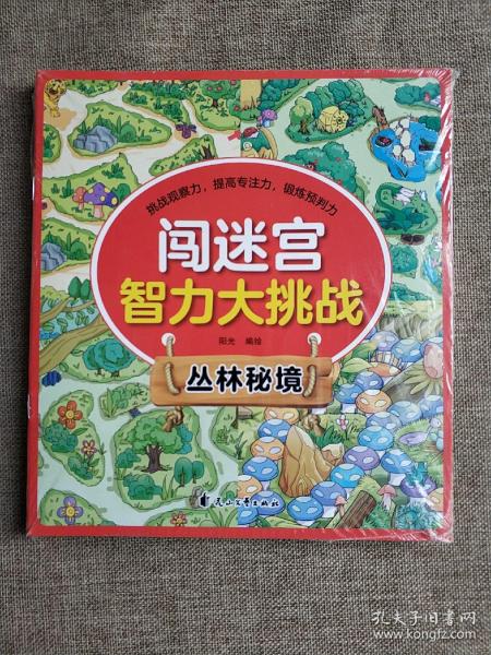 闯迷宫智力大挑战（全8册）儿童专注力训练益智游戏图解书6-8-10-12岁全脑脑力潜能开发左右脑书籍 走迷宫大冒险挑战逻辑思维提升 小学生思维能力训练高难度 幼儿早教游戏绘本全面训练观察力和专注力