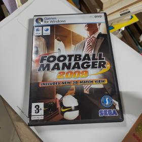 光盘 FOOBLL MANAGER2009  （1张+手册）