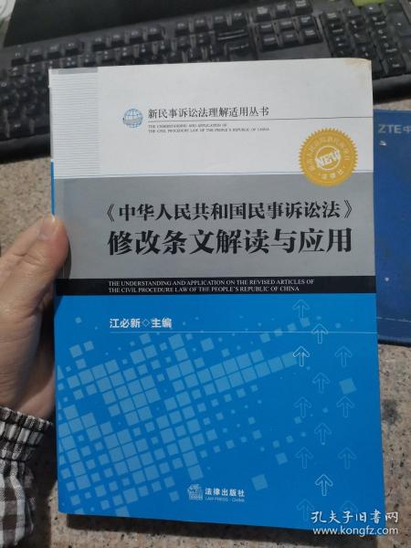 《中华人民共和国民事诉讼法》修改条文解读与应用