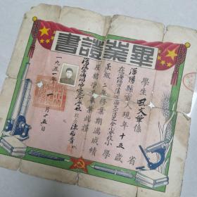 沈阳市蒲河区三洼完全小学  毕业证
蒲河区1948年设立，1951年撤销。