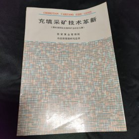 充填采矿技术革新（第四届国际充填采矿会议论文集）