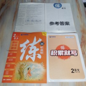 练出好成绩 二年级语文上册（含配套资料参考答案如图）