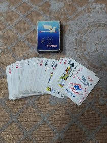 老扑克天鹅扑克54张全