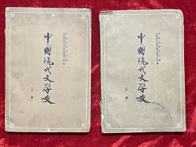 中国现代文学史 上下卷 全