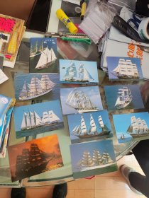 世界博览帆船明信片一套十张