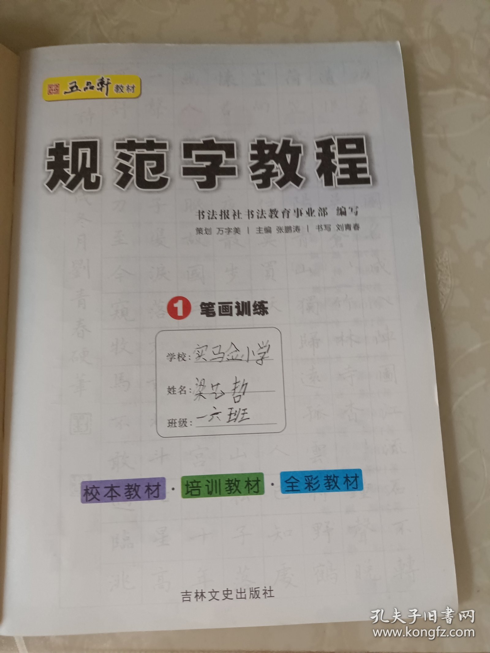 规范字教程 1笔画训练、2独体结构