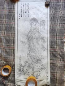 古典美人描图（王昭君等），共11张合拍，规格约87.5*37cm